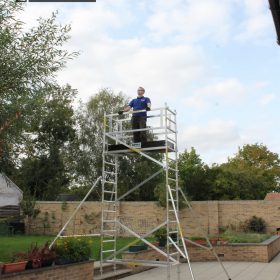 SUPER DIY 5S++ (3 In ONE) Scaffold Tower With 4 Telescopic Outriggers ...