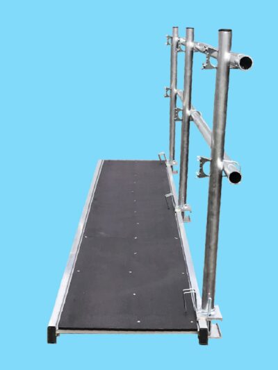 Alternative view of LFI Pro Aluminium Lightweight Staging Board 600mm x 4.2m With Single Sided Handrail