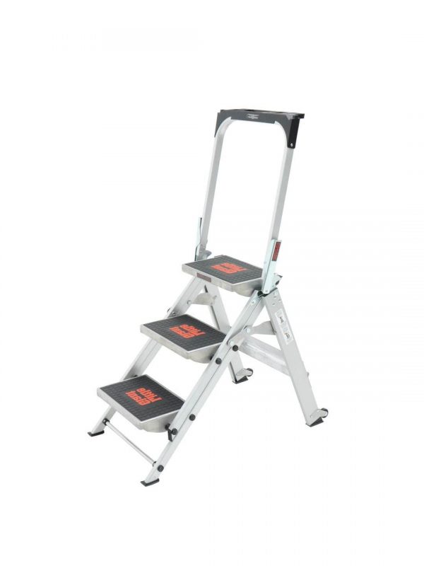 4 Tread Easy Slope Aluminium Folding Ladder Steps - Aluminium Scaffold ...