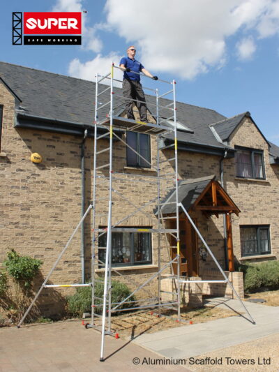 eDIY 6 (4 in ONE) Scaffold Tower with 4 Telescopic Outriggers