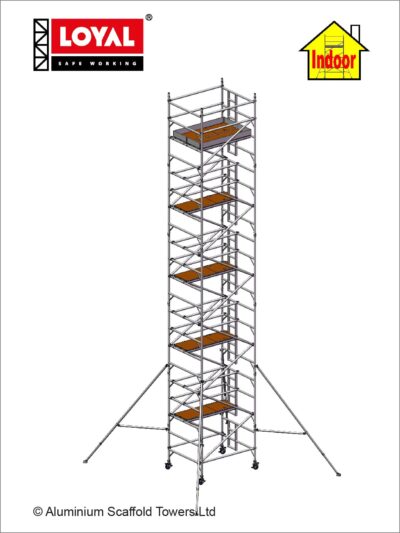 11.7m(38'5") Working Height - Loyal Tower 1450 Plus, 1.8m(5'11") Long, Loyal Loyal Industrial Scaffold Tower Plus