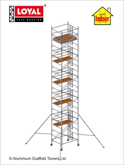 12.2m(40') Working Height - Loyal Tower 1450 Plus, 1.8m(5'11") Long, Loyal Loyal Industrial Scaffold Tower Plus