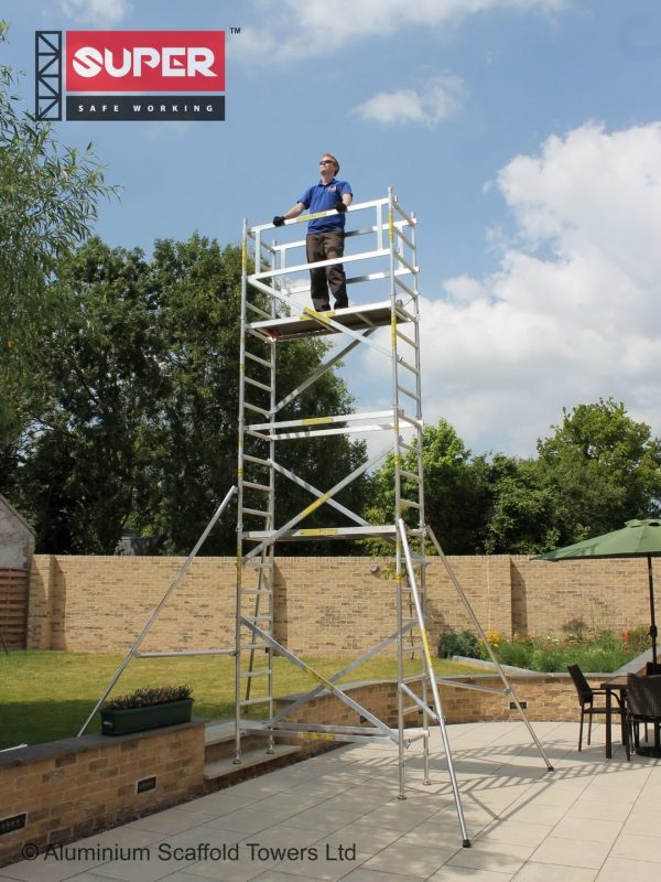 SUPER DIY 5S (3 In ONE) Scaffold Tower With 4 Stiffeners - Aluminium ...