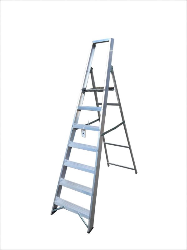 Aluminium 7 Tread Platform Step - Aluminium Scaffold Towers Limited