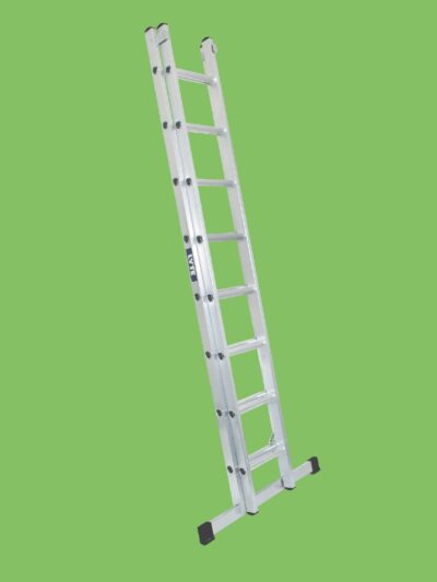 Alternative view of EN131-2 Professional Industrial 2 Section Extension Ladder 2x8 Rung