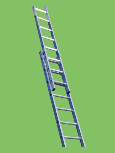 EN131-2 Professional Industrial 2 Section Extension Ladder 2x17 Rung
