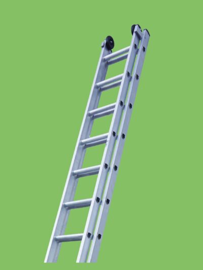 Alternative view of EN131-2 Professional Industrial 2 Section Extension Ladder 2x17 Rung