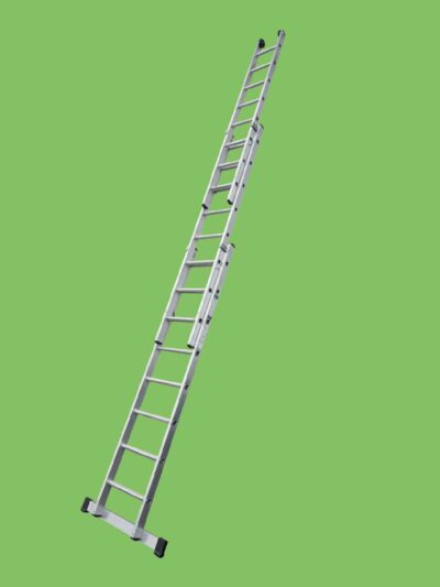 EN131-2 Professional Industrial 3 Section Extension Ladder 3x8 Rung