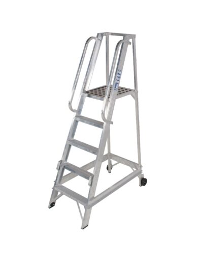 5 Tread Aluminium Warehouse Step Ladder