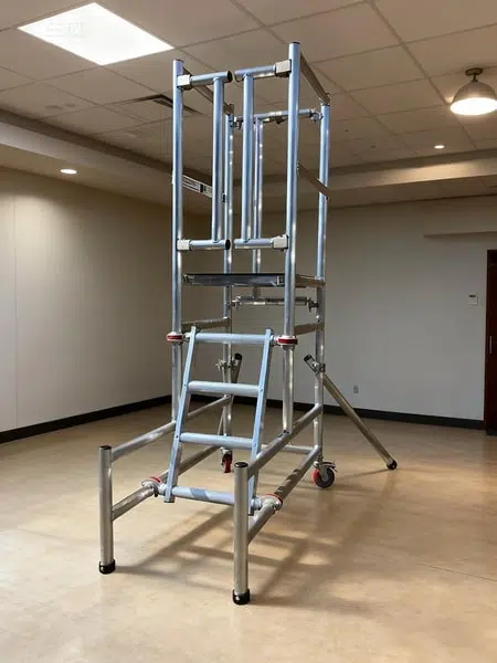 BS 8620 certified podium steps for safe indoor ceiling painting